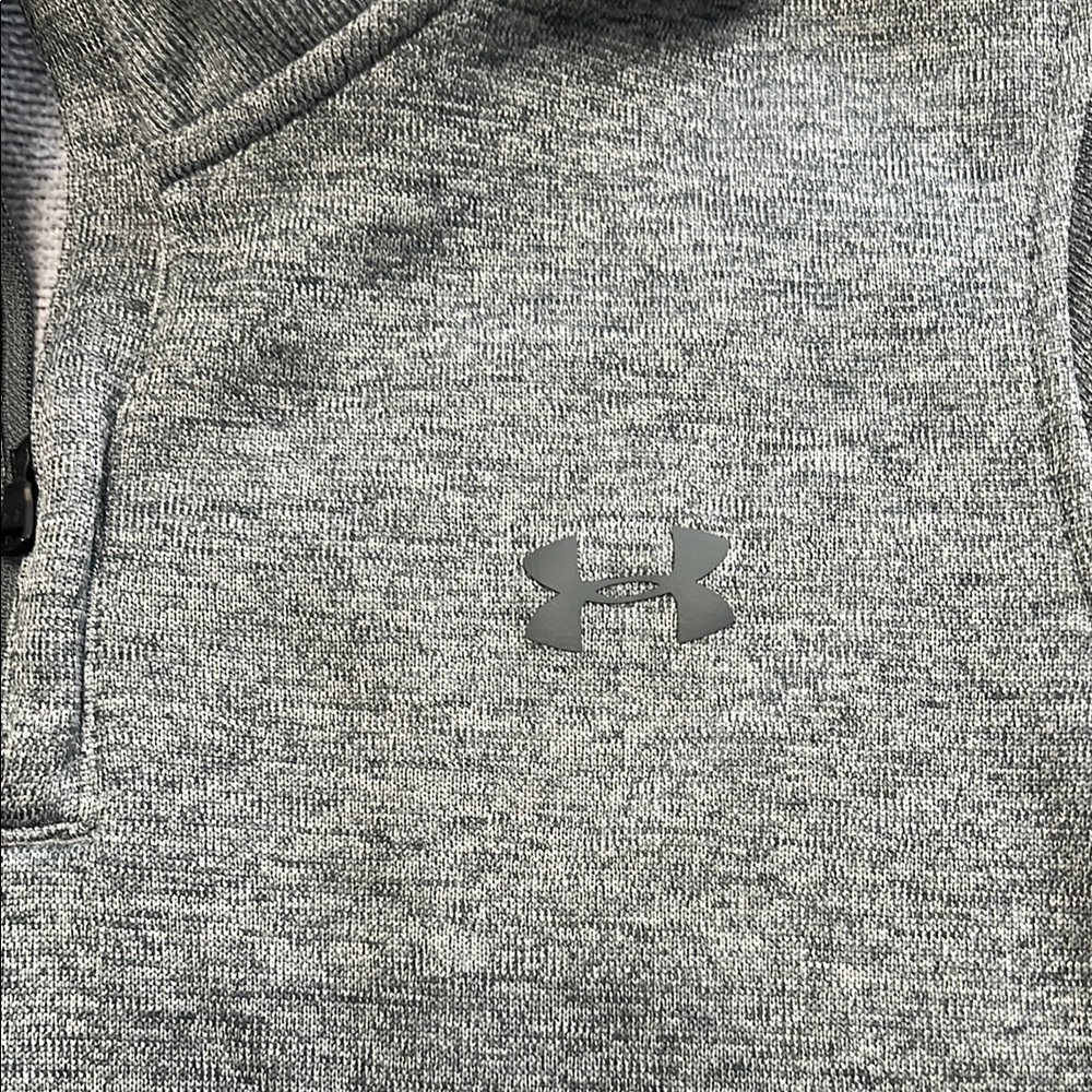 Gray Quarter-Zip Pullover - image 2